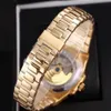 2018 Новый автоматический механизм 18K Gold 40 -мм часы автоматические движения белые часы модель Sapphire Watches Watch 223H 223H