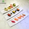 A5 Melamine Prostokąta Restauracja hotel sashimi sushi imitacja porcelanowa biała zastawa stołowa zastawa stołowa