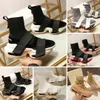 Stivaletti firmati B-Bold Scarpe da ginnastica alte in camoscio lavorato a maglia con cinturini Scarpe da ginnastica con cinturini Scarpe da ginnastica a calzino Sneaker da escursionismo BBold Suola in gomma spessa Donna Uomo Taglia 35-45