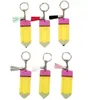 Bomboniera DHL UPS Giorno dell'insegnante Portachiavi Moda Matita acrilica Ciondola Charms Portachiavi Personalizza con piccola nappa Portachiavi Festival Regalo per feste stock GC0901