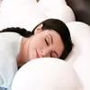Cuscino Ergonomico Super Soft Uovo Traspirante Supporto per il collo Groove Design Sleep Home Cuscino da campeggio all'aperto 220901