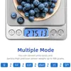 Mätverktyg Airmsen Kitchen Scale Exakt digital elektronisk fickmat smycken diet gram matlagning LCD -skärm 01001G 220830