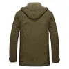 Jaquetas masculinas oumor masculino de inverno longa lã quente e casual 2 em 1 jaqueta de jaqueta de jaqueta homens outono algodão militar bolsos grossos cargo parka homens 5xl l220830