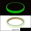 Wall Stickers Wall Stickers Fluorescent Tape Luminous Glow In The Dark Self Adhesive Stipe Stciker Diy Home Decoration W Homeindustry Dh0P2