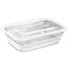 Einweg-Verpackungsbox. Take-out-Box. Anpassbares Pinting-Direktangebot