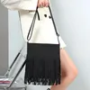 Sacs de soirée Super Vintage Givré PU Cuir Bohemian Fringe Messenger Sac à bandoulière Femmes Gland Boho Hippie Gypsy Sacs à main pour femmes