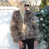 여자 모피 정품 재킷 여성 겨울 패션 2022 천연 풀 펠트 코트 두꺼운 따뜻한 외투 고급