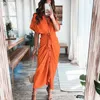 Domande da donna al dettaglio Designer Commuiting Plus size S-3xl Office Lady Short Short Long Maxi Dress Fashion Forged Women 2024 Abbigliamento