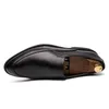 로퍼 남성 신발 클래식 단색 pu 뾰족한 발가락 간단한 슬립 온 패션 비즈니스 캐주얼 파티 매일 AD106