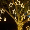 Струны Thrisdar Outdoor Star Star Fairy String Light Christmas Garland Lights 220V для садового патио дерева свадебная вечеринка декор.