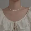 New Fashion White Baroque Pearl Beads Necklace Jewelry for Gift