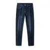 Herbst Gouoi Jeans Herren und Winterstil koreanische Mode Jugend Elastizität Slim Fit Small Feet High-End Brandhosen