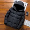 Kurtki męskie Mannen z kapturem jassen zwart zima jaquetas nieuwe tryb Man Dikkere Fit Fit Parka Slanke Winer Maat 4xl L220830