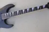 Matte Black Unusal Electric Guitar with 24 Frets Rosewood Fretboard Floyd Rose