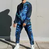 Erkek Trailtsits 3D baskı erkekler Set Trainesuit Sport Suits Beyler 2 Parça Uzun Kollu Pantolon Pantolon Spor Salyaçları Günlük Spor Giyim