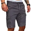 Männer Shorts Hirigin Kurze Hosen Sommer Casual Outfits Baumwolle Military Stil Tasche Lose Elastische Männer Cargo Streetwear