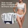 Cool Slimming Sculpt Machine Fat Freezing Plates CryolipolyS Equipment utan vakuum Cryoterapi -enhet Cryo Pads Cellulite Borttagning Fettreduktionssystem