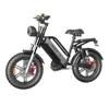 Nieuwe elektronica Volwassen off-road fiets krachtige elektrische fiets D70 750W Motor 48V 55 km/u 20 inch lange kilometerstand Max stoelvoertuig Big Wheel Bike Fatbike