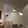 Lâmpadas pendentes modernas de ferro diy nórdico para sala de estar para jantar branco/preto lâmpada pendurada hanglamp sixture