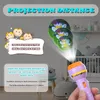 Science Kids Flashlights Bedtime Education Toys with Projectors Patterns Dinosaur Slide Animal Vehicle Fruit Cognition Torch