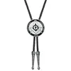 Bow Ties Europe and America Freemason Fashion Leather Cord Necklace Bolo Tie