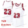 College Basketball Wears James Ship From US Chicago MJ Basketball Jersey Hommes Jeunes Enfants Maillots Cousus Rouge Blanc Bleu Noir Top Qualité Livraison Rapide