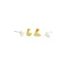 18K Gold Plated Stud earrings for Women Fashion mouse stud earring Environmental protection zinc alloy material