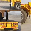 Flat Heck Dump Semi-Trailer Vollanhänger Box Typ Bin Grid Container Transport Semi-Trailer