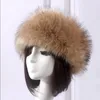 Beralar kış kalın tüylü saç bandı kabarık Rus sahte kürk kadın kız kafa bandı şapkası açık kayak şapkaları başlık