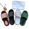 Slippers 2022 Качественная платформа сандалии женские тапочки вышитые модельер Canvas Slides Slides 60-миллиметровые крышки холста и пакет для пыли Eur размер 35-45 L4KW#