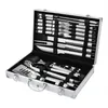 Utensílios para churrasco grelhar conjunto saco kit de aço inoxidável acessórios utensílio acampamento ao ar livre cozinhar tools274l8112234