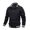 Jackets masculinos Men Slim Fit and Coats New Spring Autumn Casual Casual Alta qualidade Male Solid Outwear Tamanho 5xl L220830