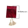 Mücevher Torbaları Doreenbeads Kadife Drawstring Çantalar Düğün Hediye Çantası Yüzükler Kolye Püskül Paketleme Kutusu DIY Craft 14.5x11cm 1pc