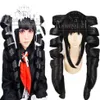 Danganronpa Celestia Ludenberg Cosplay Wig Black Long Synthetic Costume Wigs2712