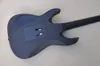 Matte Black Unusal Electric Guitar with 24 Frets Rosewood Fretboard Floyd Rose