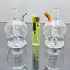 1pcs verre narguilé 14mm Hitman verre bong jus boîte plate-forme avec 7,5 pouces coloré huile plates-formes carré bécher capiteux verre bongs fumer