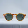 Zonnebrillen Gregory Peck OV5186 Vintage gepolariseerde vrouwen Sun Glazen voor mannen Ronde OP Brand Originele Box5359923