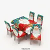 Housses de chaise HobbyLane Couverture extensible d'impression numérique de Noël / Nappe de décoration de table à manger de cuisine ou