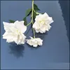 Decorative Flowers Wreaths Three Heads Simation Flowers Diy Manual Narcissu Peony Desktop Decorate Artificial Flower Fashion Arrange Dhx35