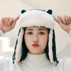 Bérets Creative Lei Feng Chapeau Masque Tout-en-un Femme Chaud Épais Tricoté Extérieur Coupe-Vent Mode Froid 2023 -Vente