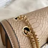 Borse a tracolla Fashion Snake Leather Square Large Capacity Bee Lock Summer Chain Womens Messenger Tote Bag Borse da donna