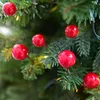 Juldekorationer med LED -strängljus dekoration prydnad hög kvalitet 45 cm/60 cm mini coloutful 45 cm 60 cm röd blå blomma falskt träd
