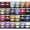 Bow Ties Erkekler Bowtie Cravat Set Katı Moda Kelebek Partisi Düğün Kızları Resmi Elbise Tie Erkekler Bowknot Toptan Aksesuarlar