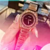 36 -миллиметровое Quartz Time Time Watch Womens Fulll нержавеющая сталь.