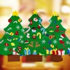 Decorazioni natalizie Navidad 3D Fai da te Feltro Albero per bambini Anno Regali per bambini Giocattoli Natale artificiale Decorazione per la casa Ornamenti appesi