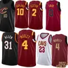 Basketball Jerseys Evan Mobley Darius Garland Jarrett Allen Donovan Mitchell Caris LeVert Max Strus Ricky Rubio Isaac Okoro Dean Wade Georges Niang Jerseys