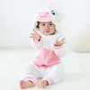 Rompers Baby Rompers Winter Kigurumi Lion Costume For Girls Boys Toddler Animal Jobsit Ubrania Pajama Kids kombinezon ropa bebes 220901