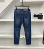 Neue Designer-Jeans für Herbst und Winter sind stilvolle, bequeme, leicht elastische Slim-Fit-Jeans von luxuriöser, hochwertiger Qualität für Herren299r