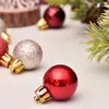 Party -Dekoration Weihnachtsbaum -Anhängerbällchen 99pcs/3 cm Ornamente Geschenk für Weihnachten Navidad Entlassung