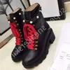 Women Ankle Boots Designer Shoes Thick-soled Desert Martin Boot Embroidery Diamonds Decorative Luxury Boots With Box 35-41